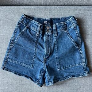 GAP Women's Blue Denim Shorts